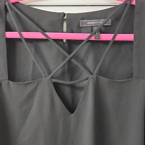 BCBGMaxAzria Black Strappy Camisole - Picture 2 of 8